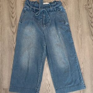 Stylish Blue Paperbag Waist Women Jeans from Pilcro and The LetterPress